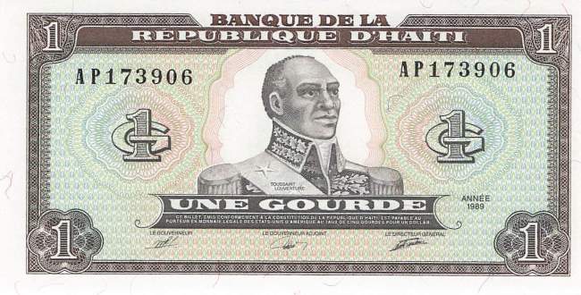 1 Gourde p253 1989 Haiti